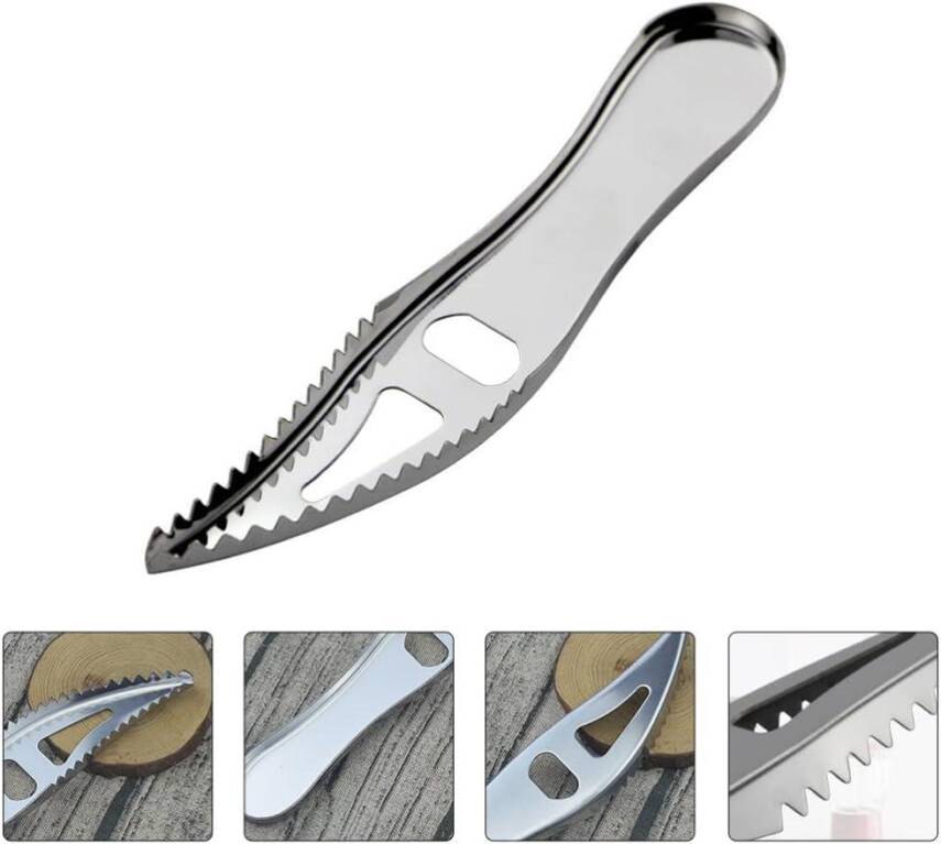 Effe Metal Balık Pulu Temizleme Aparatı 19cm - 1