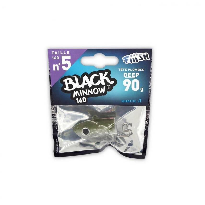 Fiiish Black Minnow No:5 Kafa Deep 90gr Kaki Jighead - 2