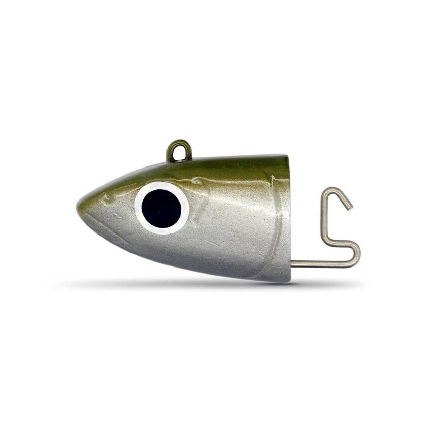 Fiiish Black Minnow No:6 Kafa Off Shore 120gr Kaki Jighead - 1