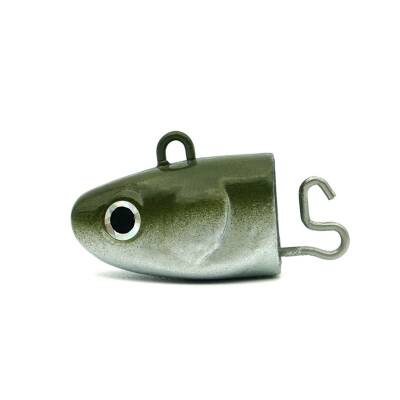 Fiiish Black Minnow No:6 Kafa Extra Deep 240gr Kaki Jighead
