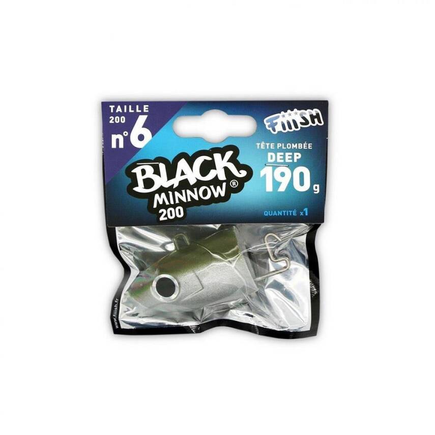 Fiiish Black Minnow No:6 Kafa Deep 190gr Kaki Jighead - 2