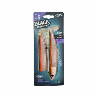 Fiiish Black Minnow No:5 Combo 160mm 90gr Candy Green Silikon Yem - 3