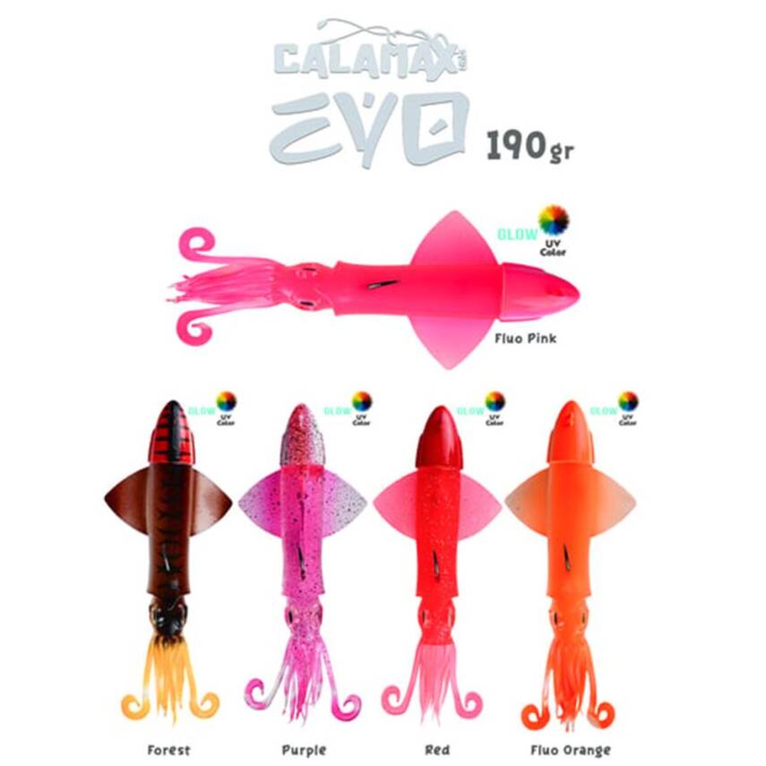 Fujin Calamax EVO 190gr Combo Squid Silikon Yem - 1