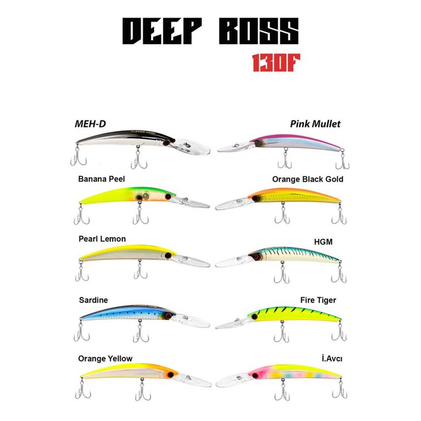 Fujin Deep Boss 130F 24gr Maket Balık - 1