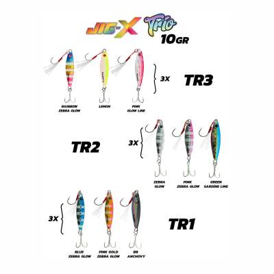 Fujin Jig-X Trio 3lü Micro Jig 10gr | Foçalı Av