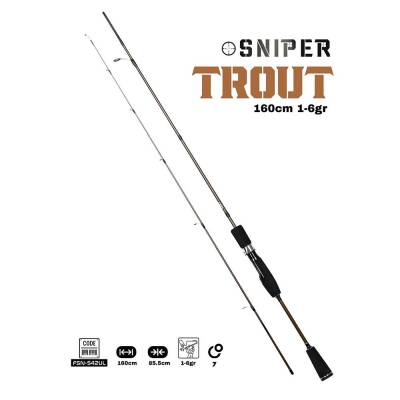 Fujin Sniper Trout 160cm 1-6gr LRF Olta Kamışı - 1
