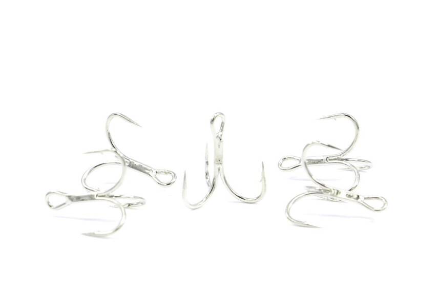 Fujin ST66 Nickel Üçlü Maket Balık İğnesi - 1