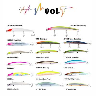 Fujin Volt 125mm 14gr Sinking Maket Balık - 1