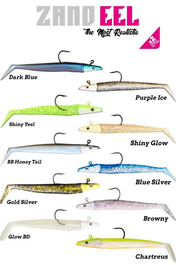 Fujin Zand Eel 11cm 7gr-14gr Double Combo Silikon Yem - 1