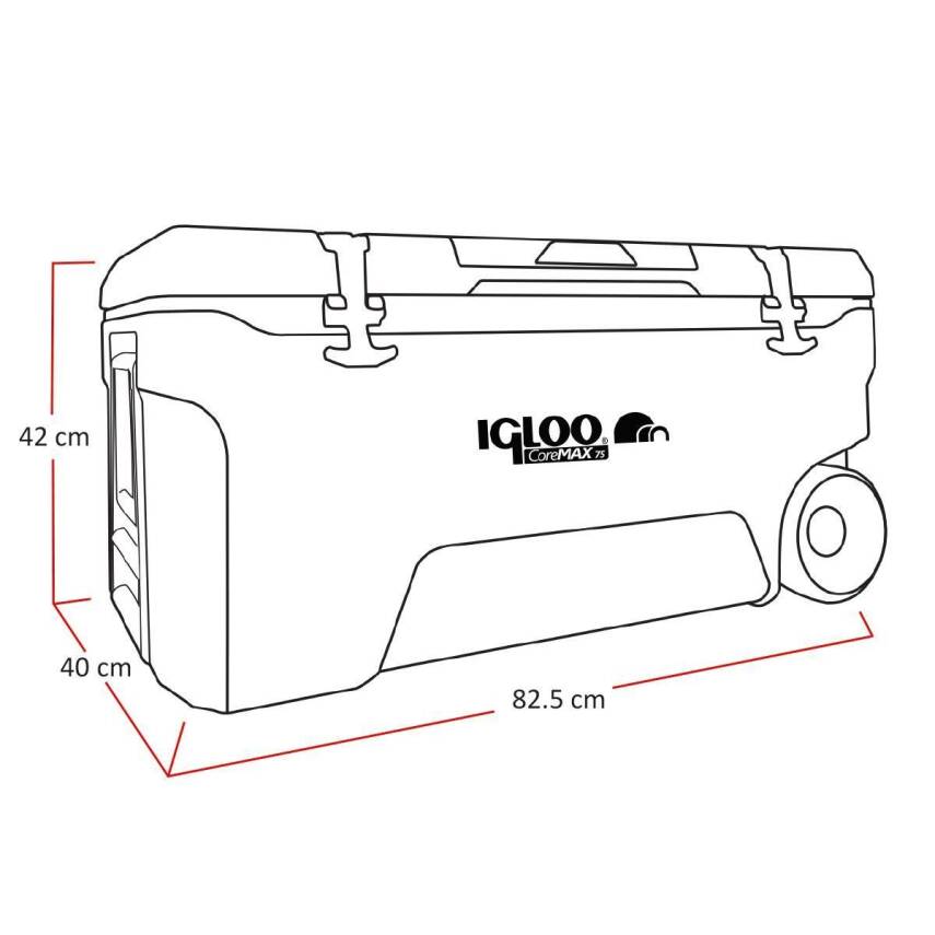Igloo CoreMAX 75 Lt Tekerlekli Buzluk - 3