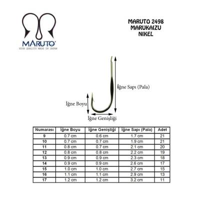 Maruto 2498 Nikel Olta İğnesi - 2