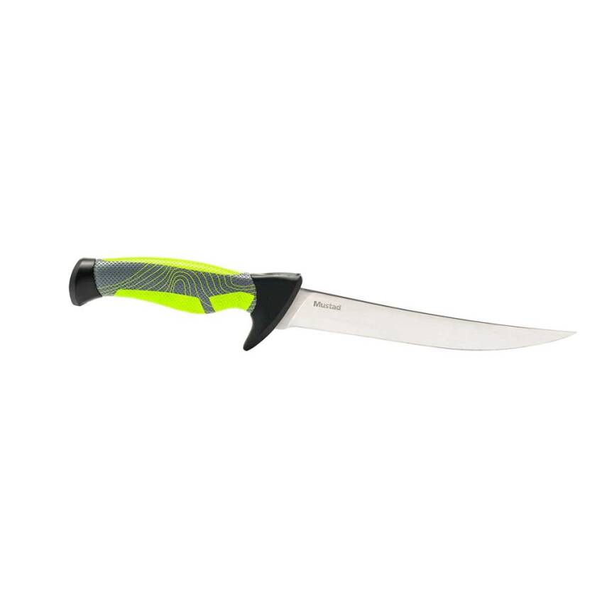 Mustad Taşıma Kılıflı Çelik Fileto Bıçağı - 8 inç Yeşil - 2