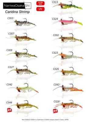 Naniwa Osaka Shi Caridina Silikon Karides 76mm 6,5gr