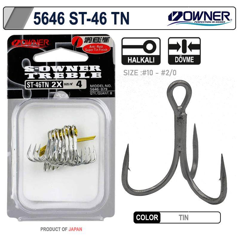 Owner ST-46 Tin Üçlü İğne - 1