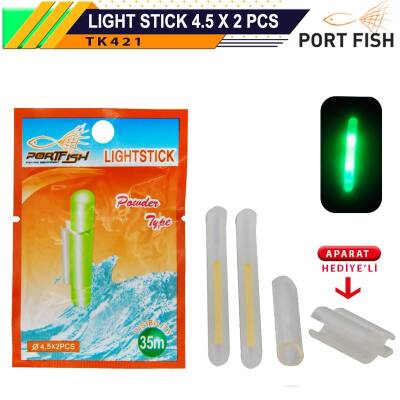 Portfish Kamış Aparatlı 4.5x39mm 2 Adet Fosfor