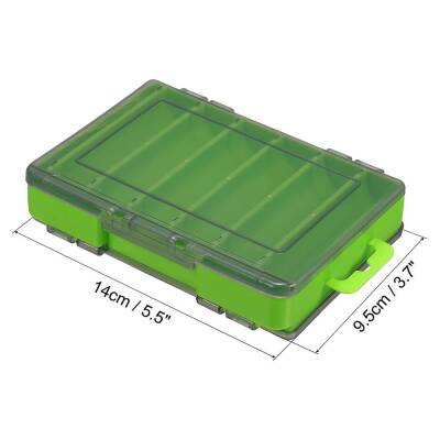 Shufa Lure Box Çift Taraflı LRF Yem Kutusu 85mm - Yeşil - 3