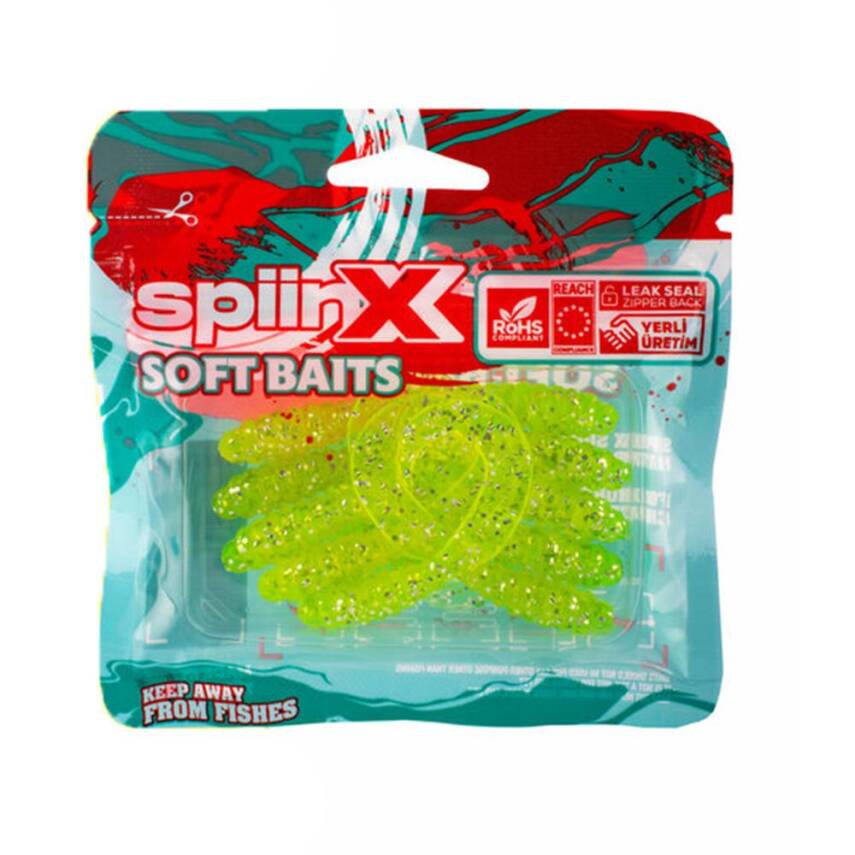 Spiinx Crazy Tail Kuyruk 75mm Silikon Yem - 10