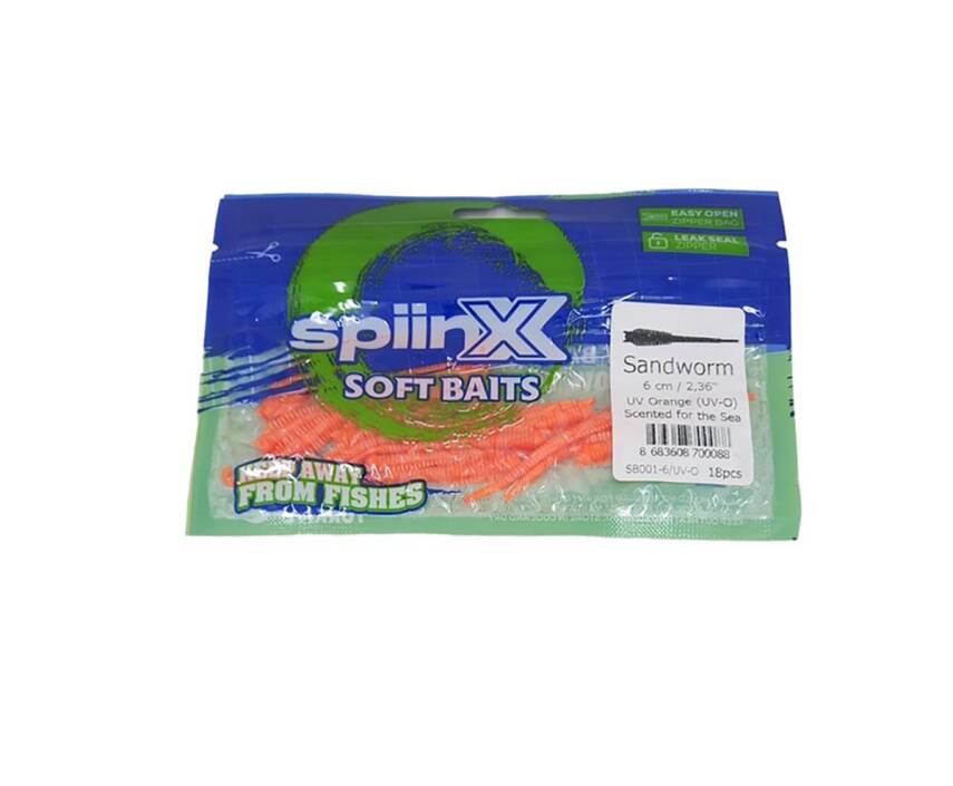 Spiinx Sandworm 6cm SilikonYem - 8