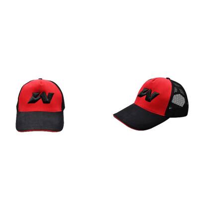 Wily Wear Sandviç Siperli Fileli Kırmızı Balıkçı Şapkası