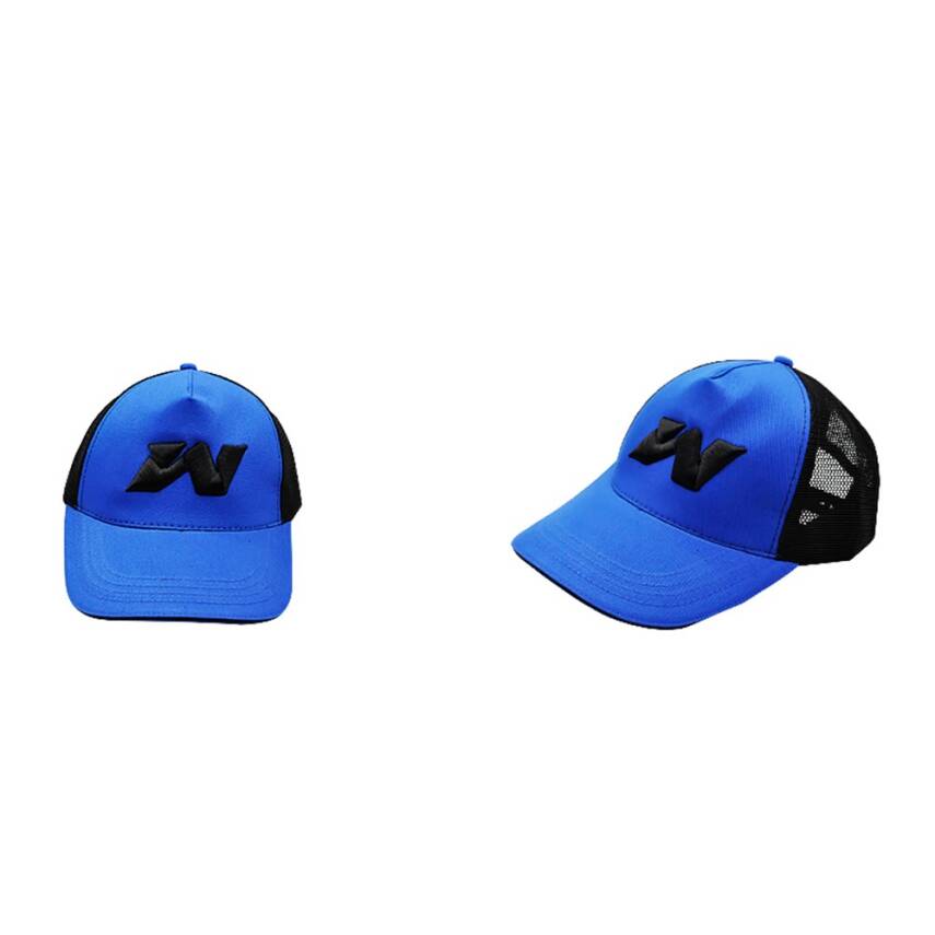 Wily Wear Sandviç Siperli Fileli Mavi Balıkçı Şapkası - 1