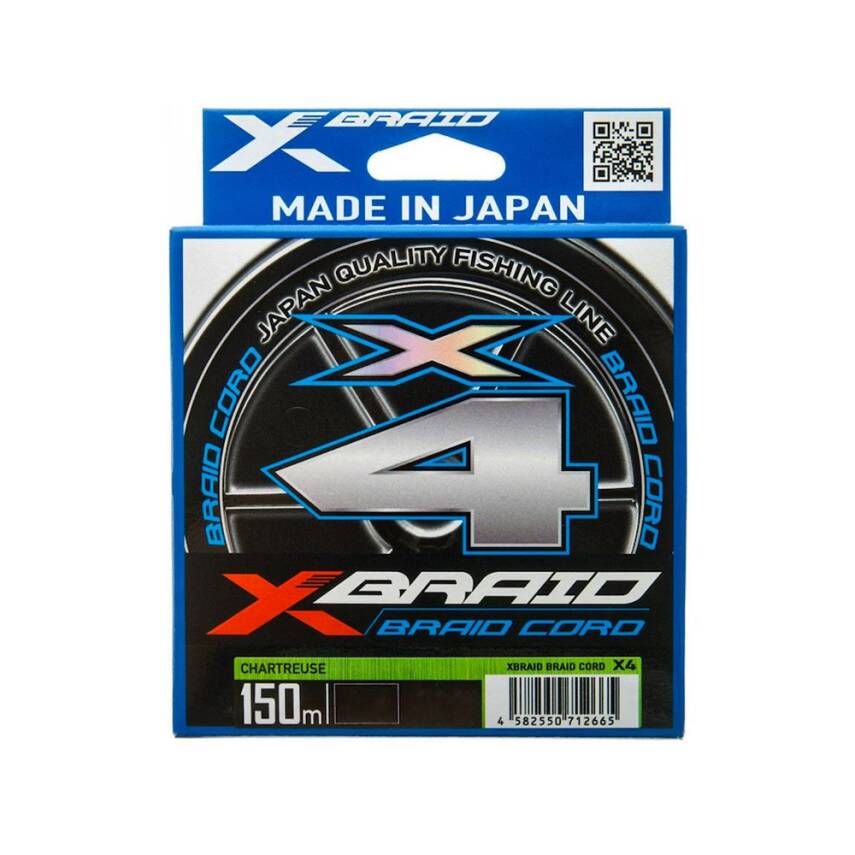 YGK X-Braid Braid Cord 4x 150m Fluo Green İp Misina - 3